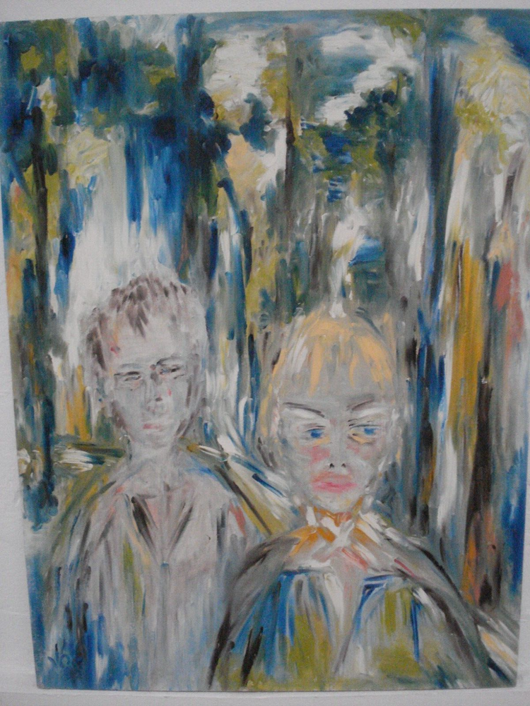 Abstract Art - Oil Image 
