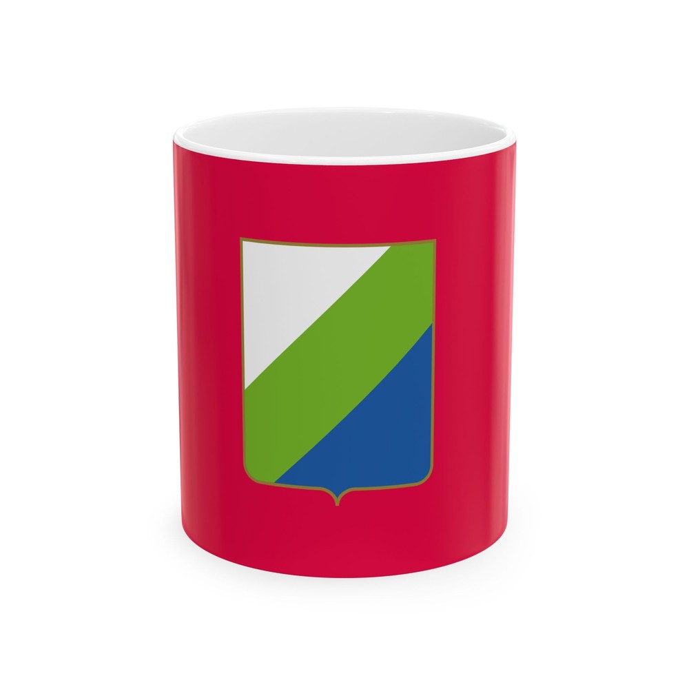 Flag of Abruzzo 1986-2023 (Italy) White Coffee Mug-image