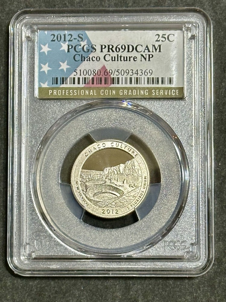 2012-S Chaco Culture NP Quarter - PCGS PR69DCAM - New Mexico - Nice! 6516