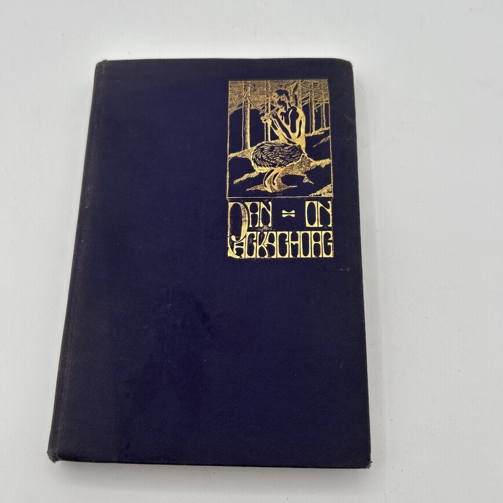 Pan on Packachoag Anthology  Verse Holy Cross Purple 1920 Blue Gold Poetry Book