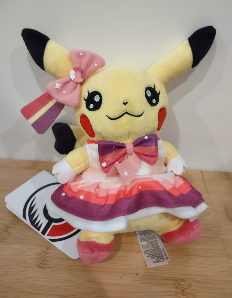 Pikachu Idol Pop Star Cosplay Pokemon Center 2014 Plush 8