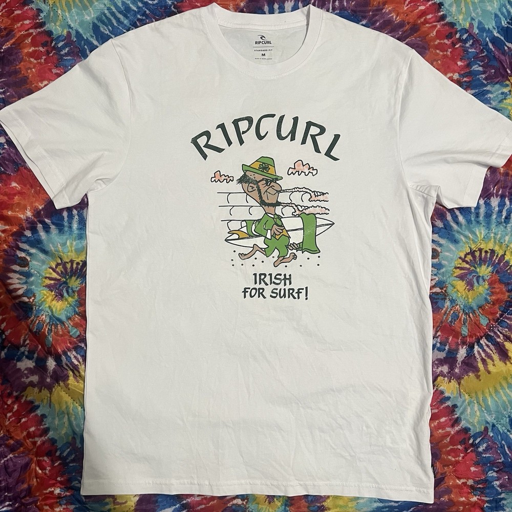 Rip Curl white cotton surf t-shirt