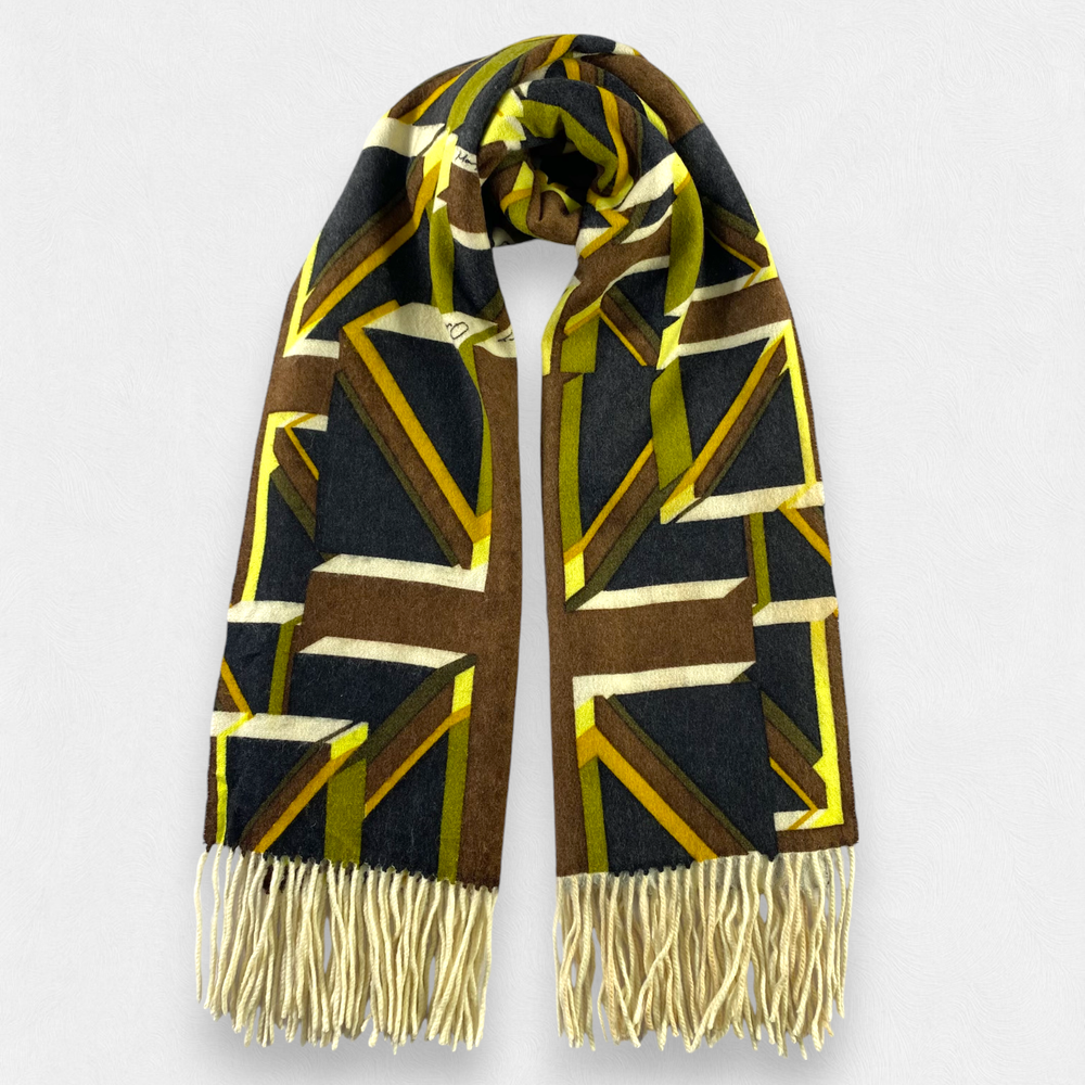 Mary Quant Scarf Muffler Winter Neck Scarf Wool Scarves