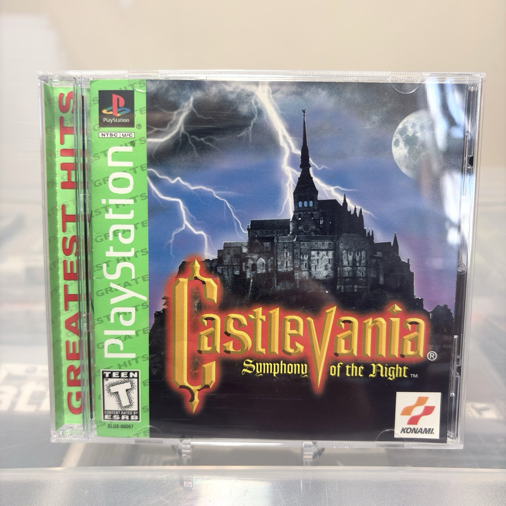 Castlevania Symphony of the Night Playstation 1 PS1 Complete CIB Greatest Hits