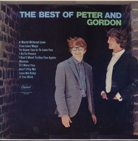 Peter & Gordon - The Best Of Peter And Gordon Capitol Records SM-2549 LP, Comp,
