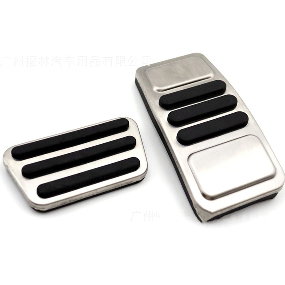 Upgrade Your 2015-2023 Ford Mustang with Durable Steel Sport Gas & Brake Pedal Covers