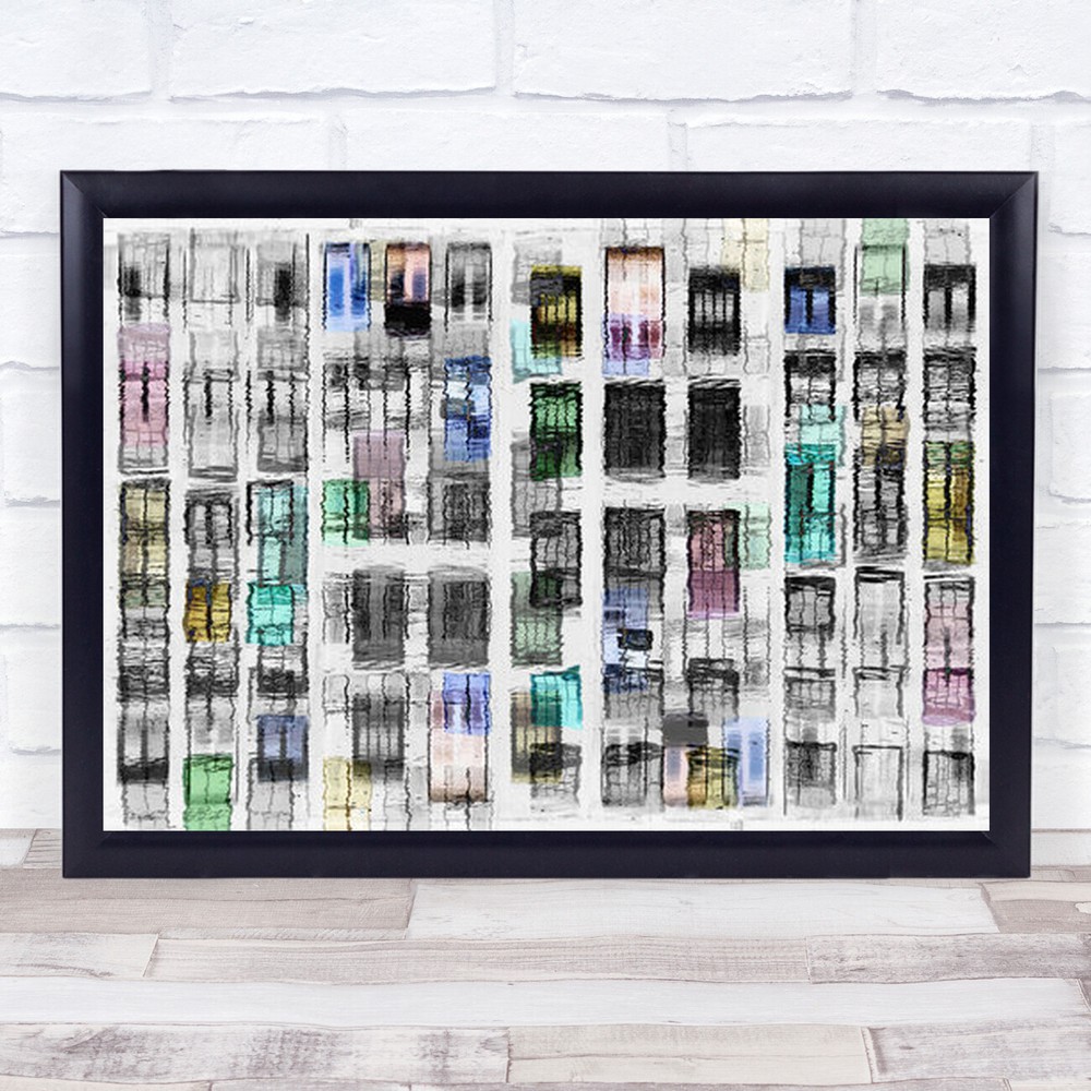 Amsterdam 30 Surreal Creative Windows Mood Water Light Wall Art Print