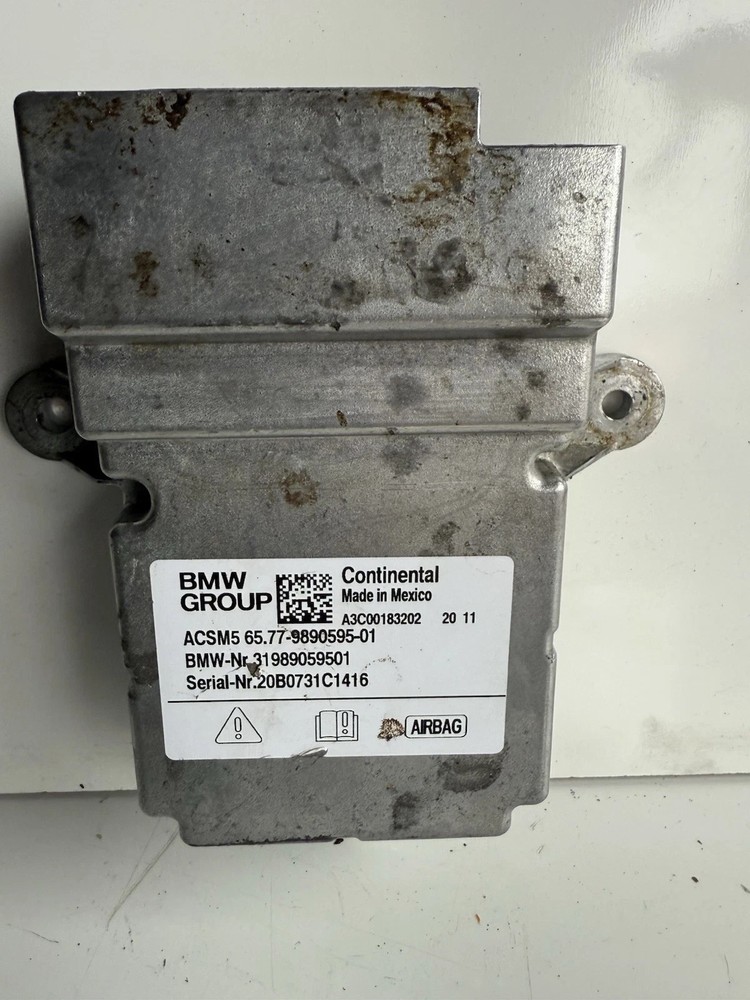 2017-2021 BMW 5 Series X5 X6 X7 SRS Control Module 65-77-9-890-595 OEM 1607