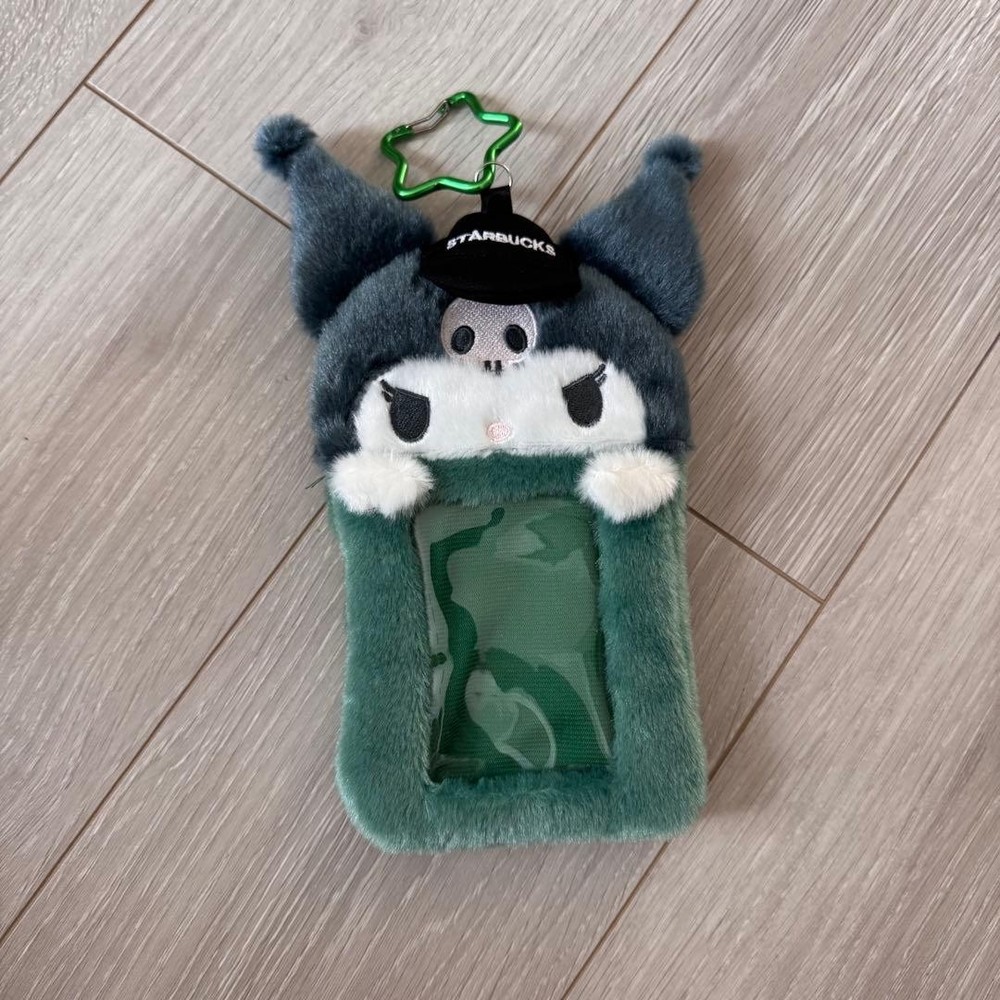 Hong Kong Limited Starbucks x SanRIO Kuromi Card Case Pass Case Starbucks