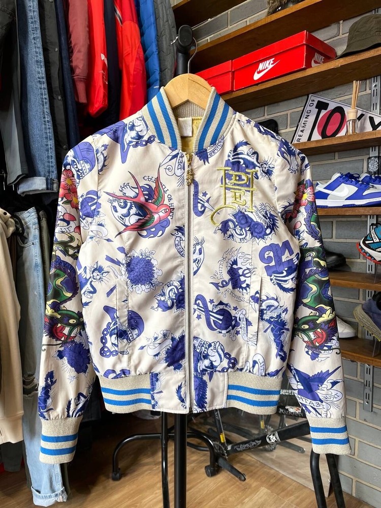 Ed Hardy Vintage Bomber Jacket in Size S for Men