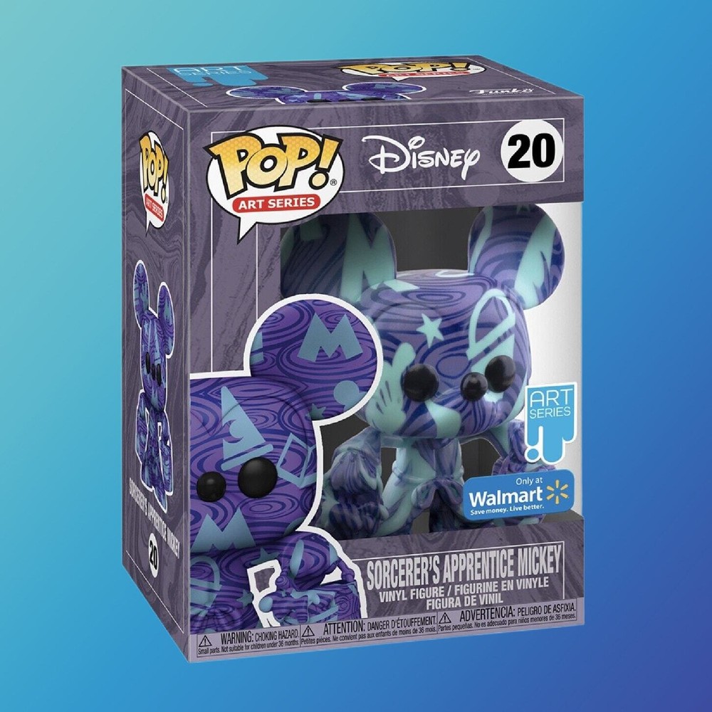 Disney Sorcerer Apprentice Art Series Exclusive Funko Pop With Hard Stack 20