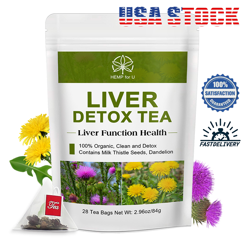 28 Bags Detox Cleanse Herbal Tea, All-Natural Blend,For Liver,Kidney Health