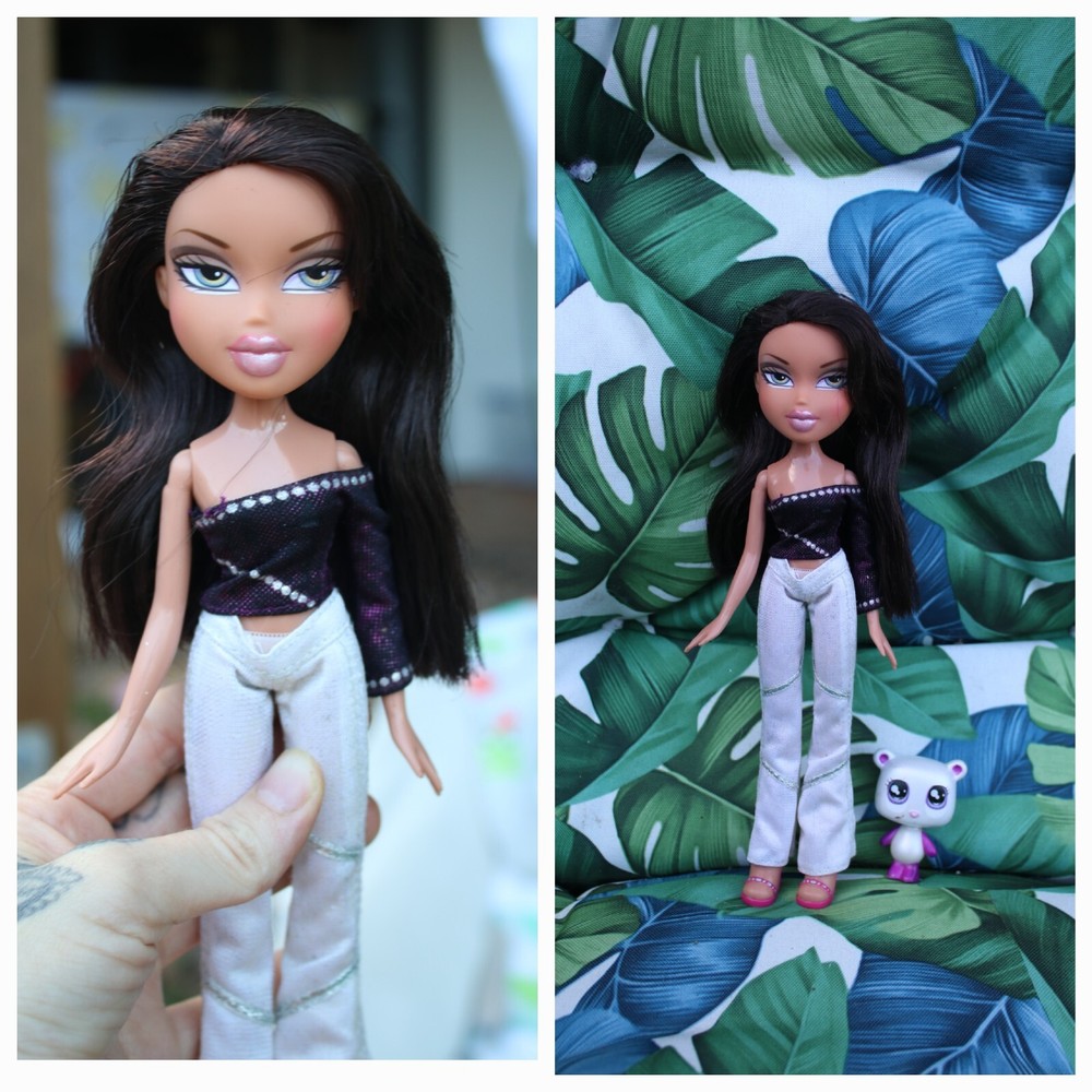Bratz brunette doll with stylish fashion and bold attitude