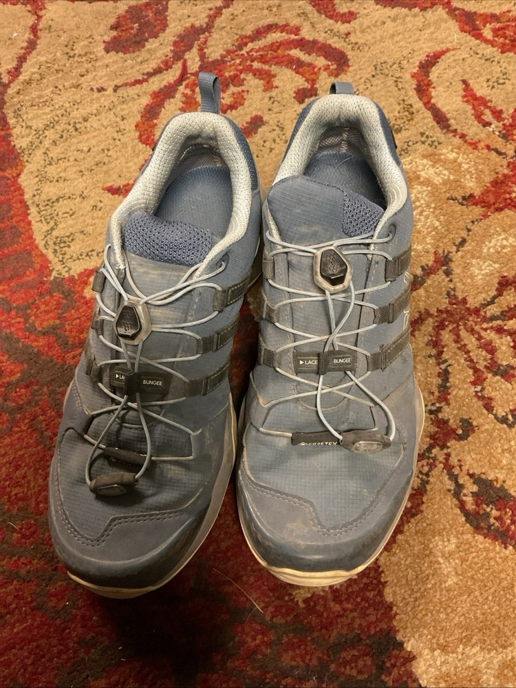 Adidas Terrex Swift R GTX Hiking Shoe Women 8 B Gore-Tex Bungee Lace Up