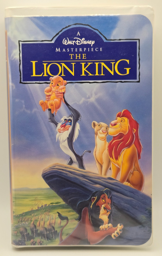 🎬 The Lion King VHS 1995 Walt Disney Masterpiece Collection Clamshell Classic