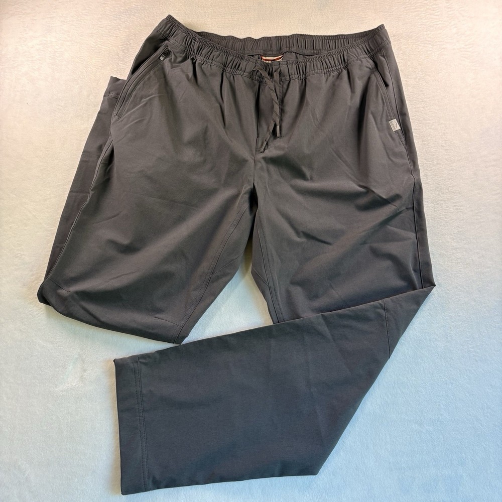 LL Bean Mens Multisport Pants Gray Size Large Stretch Performance UPF Quick Dry