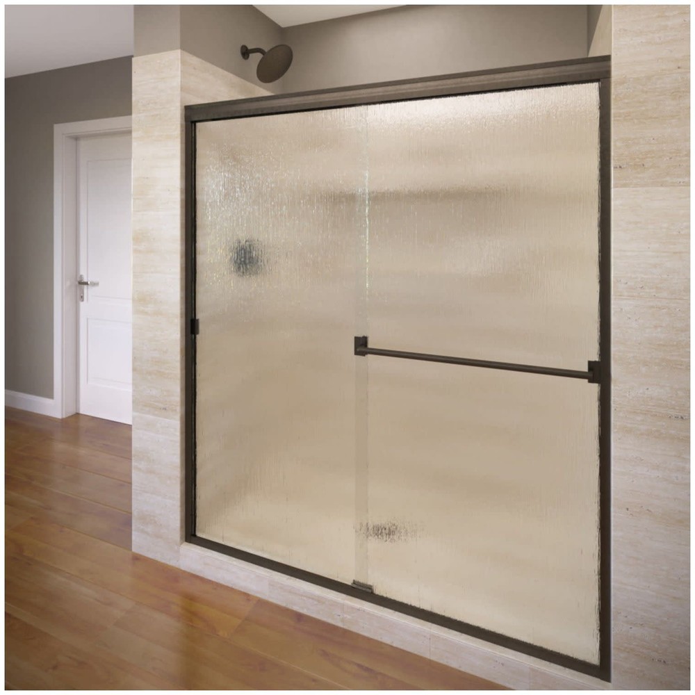 Basco CLCH05A5670RN 70H x 56W Bronze Framed Bypass Shower Door