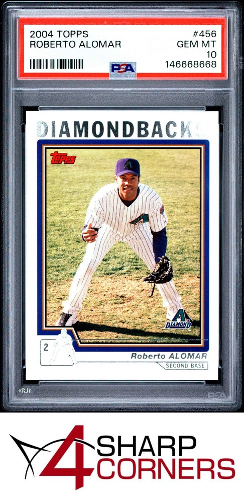 2004 Topps #456 Roberto Alomar Diamondbacks Hof Psa 10Stay in the know. Follow us on eBay