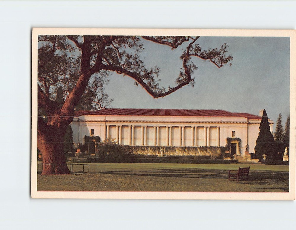 Postcard Henry E. Huntington Library San Marino California USA