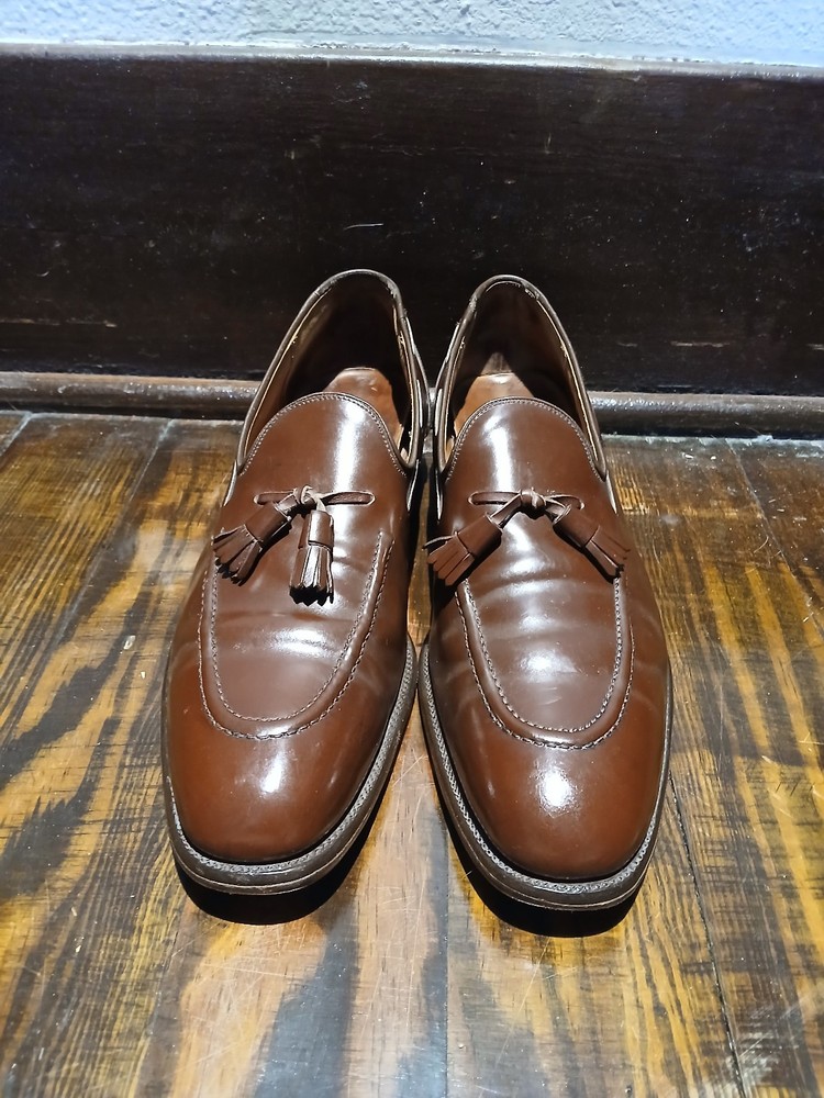 Church’s Custom Grade Tassel Loafers – Brown Leather – Size 10.5 D – Made in Eng
