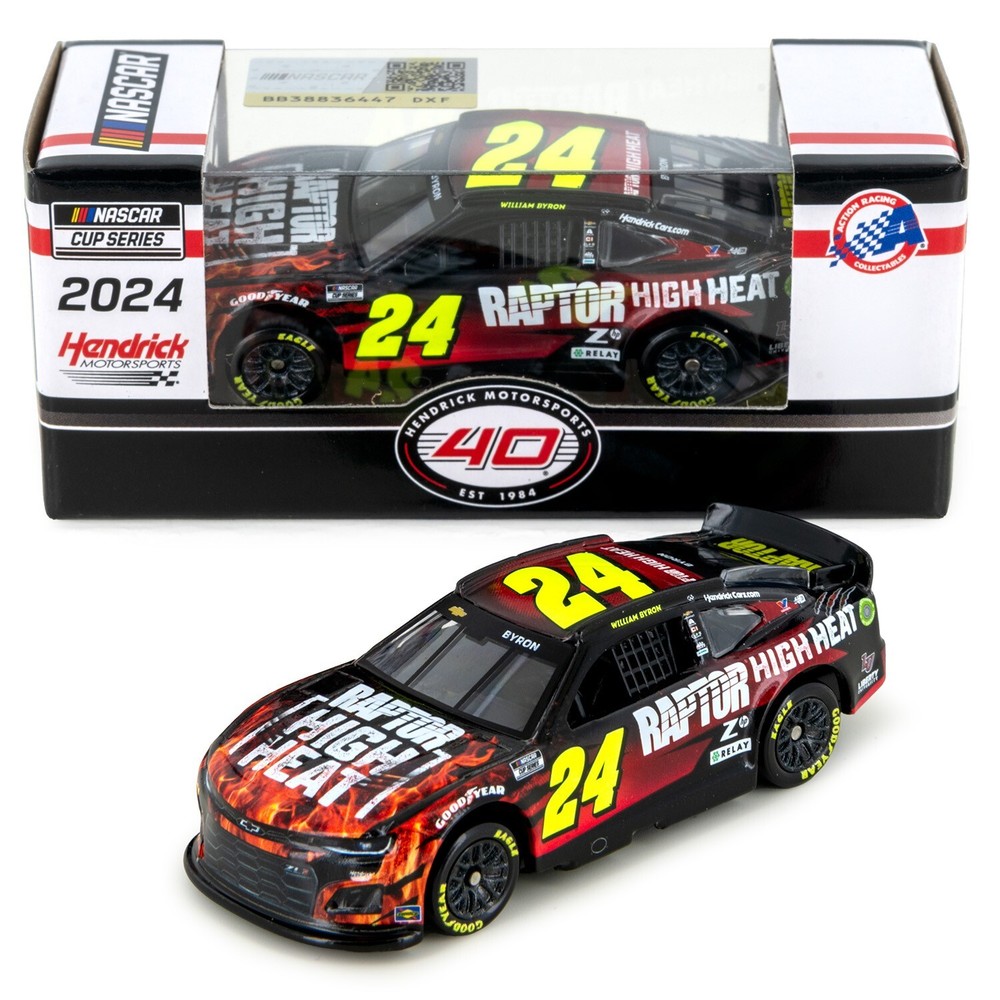 William Byron Raptor High Heat 1:64 Standard 2024 Diecast Car