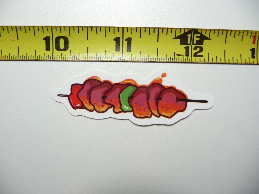 Shish Kabob Decal Sticker for Food Trucks Restaurants Scrapbooking