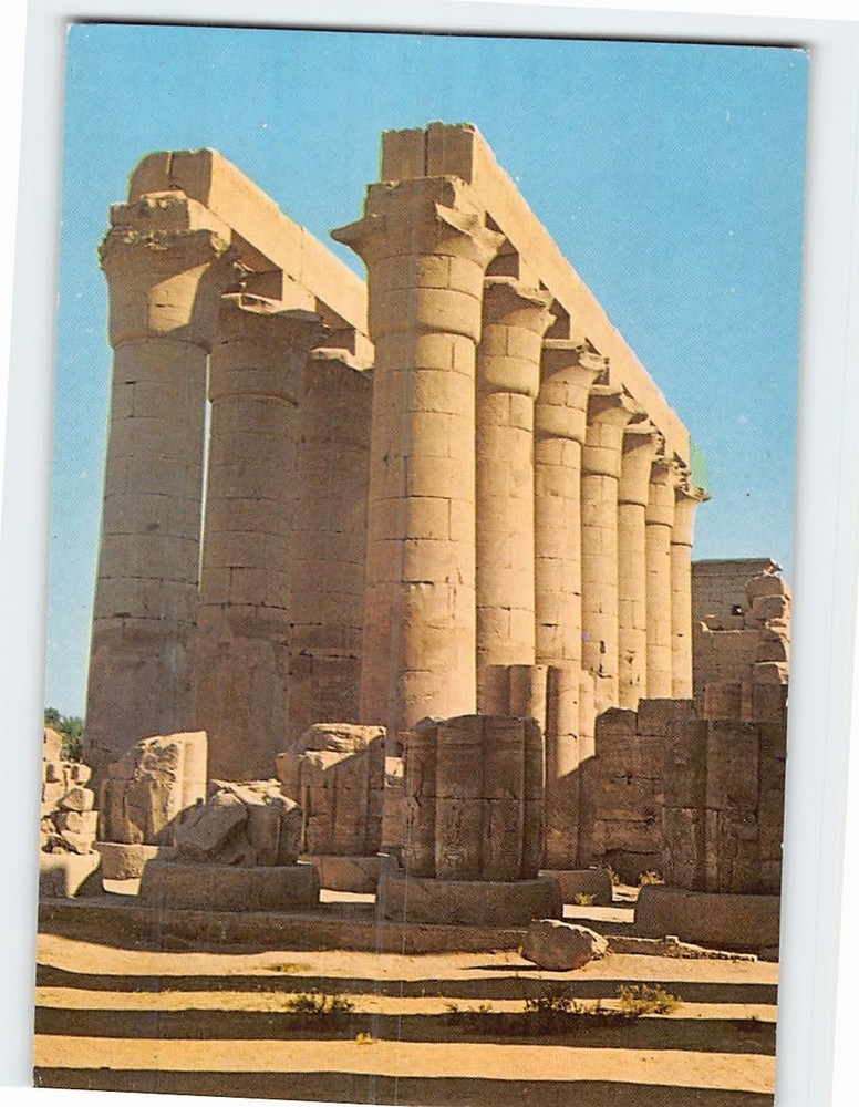 Postcard Karnak Temple Luxor Egypt
