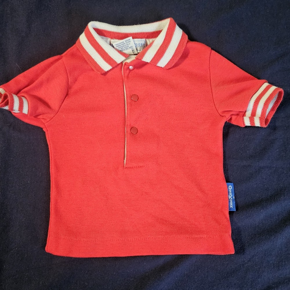 Osh Kosh B'gosh Vintage 3 - 6 Months Shirt Made In USA