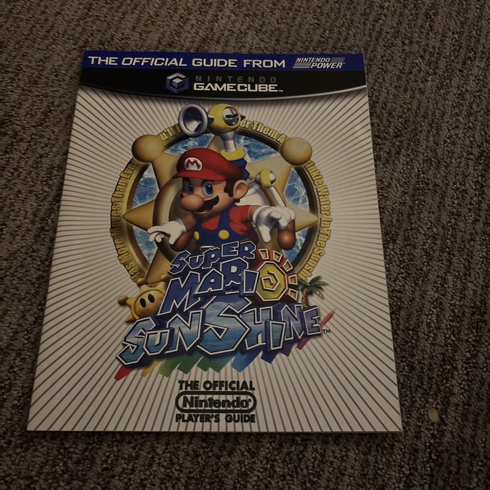 Official Nintendo Power Super Mario Sunshine Strategy Guide Nintendo Gamecube