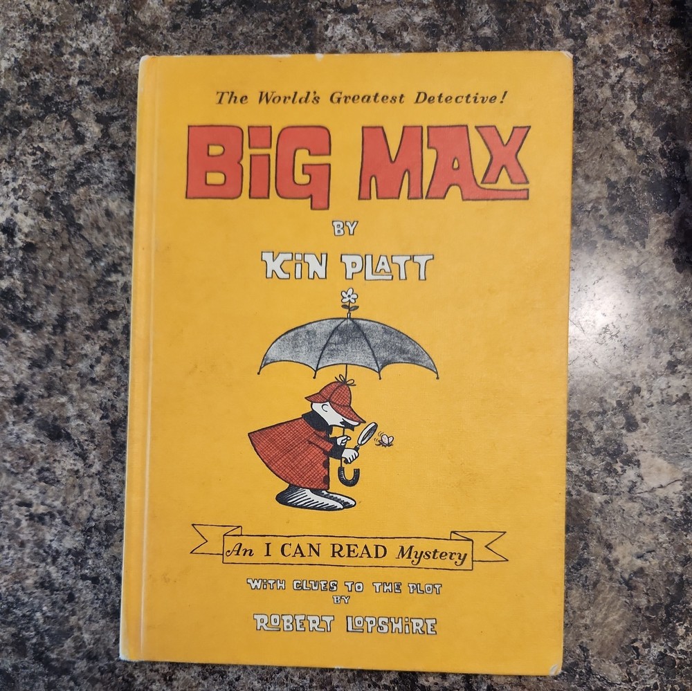Big Max The World's Greatest Detective! by Kin Platt Hardcover  1965