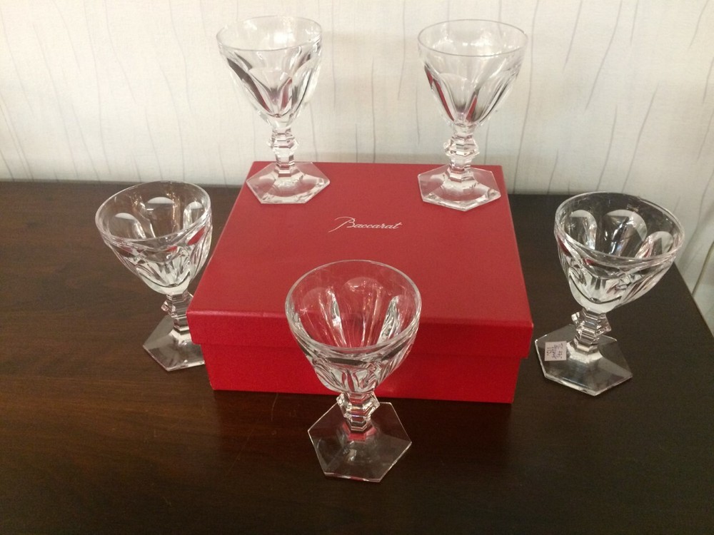 18 Red Wine Glasses Harcourt In Baccarat Crystal (Price Per Unit)