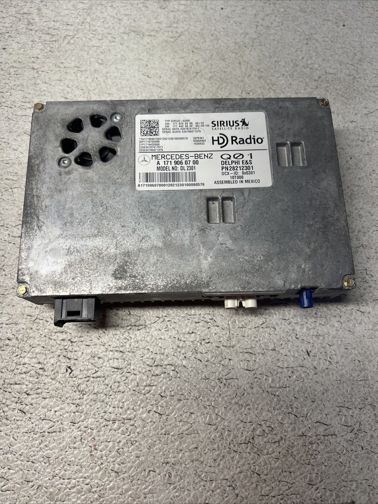 07-13 Mercedes W221 S400 S550 Sirius Satellite Radio Receiver Module Unit Oem