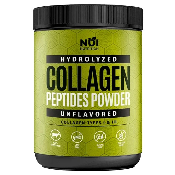 NUI Premium Collagen Peptides Powder 10oz Women Men Anti-Aging  Unflavored USA