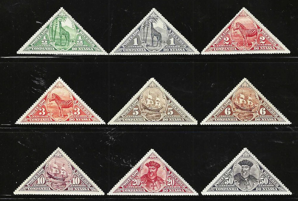 Nyassa (Mozambique) 1924 #J1-#J9  Mint/LH 