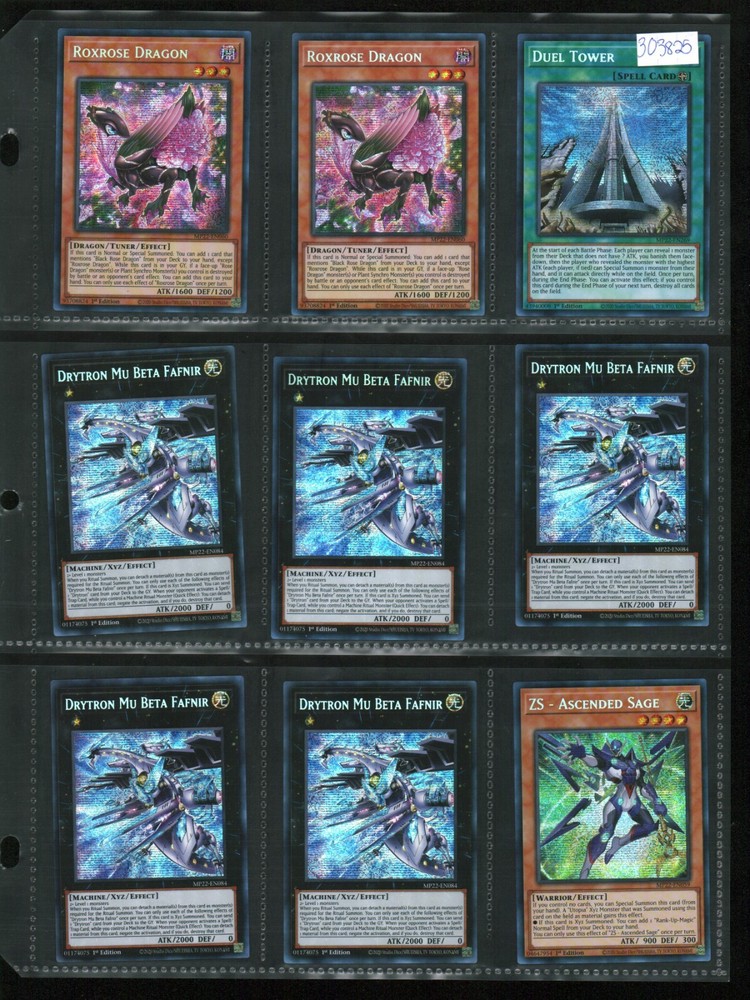 2022 Yu-Gi-Oh! 15 Foil Cards from Tin of the Pharaoh's Gods Lot 303825