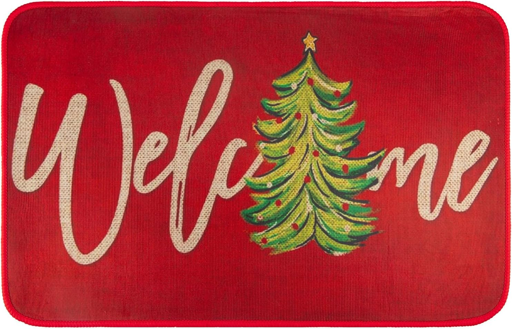 Christmas Door Mat,Christmas Front Door Mat，Exquisite Christmas Rugs，Holiday Doo