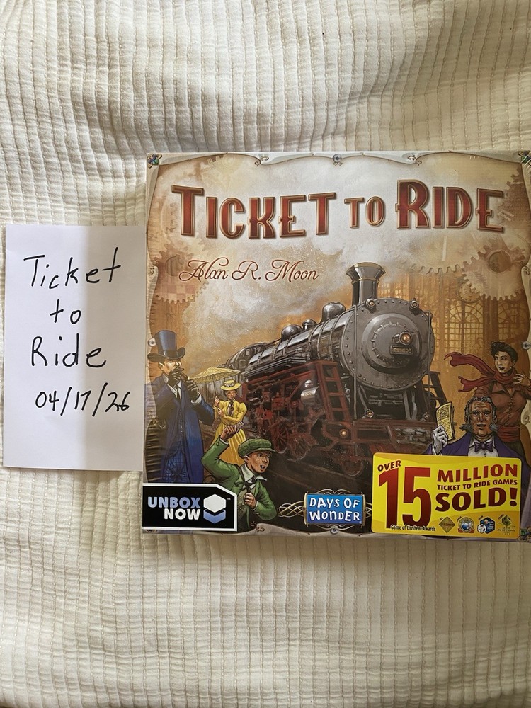 Days of Wonder  Ticket To Ride  Alan R Moon \ Board Game  NEW SEALED BOX