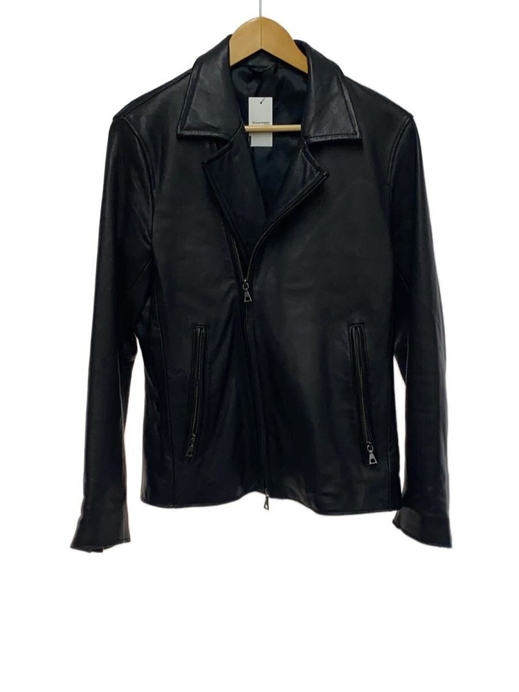 Beams Lights Leather Jacket Blouson/M/Sheepskin/Blk/Plain/51-18-0158-565 3499