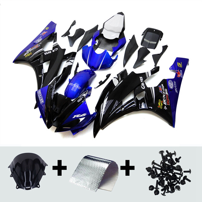 Blue Black ABS Fairing Kit For Yamaha YZF-600 R6 2006 2007 R6 06 07 Fairings Set