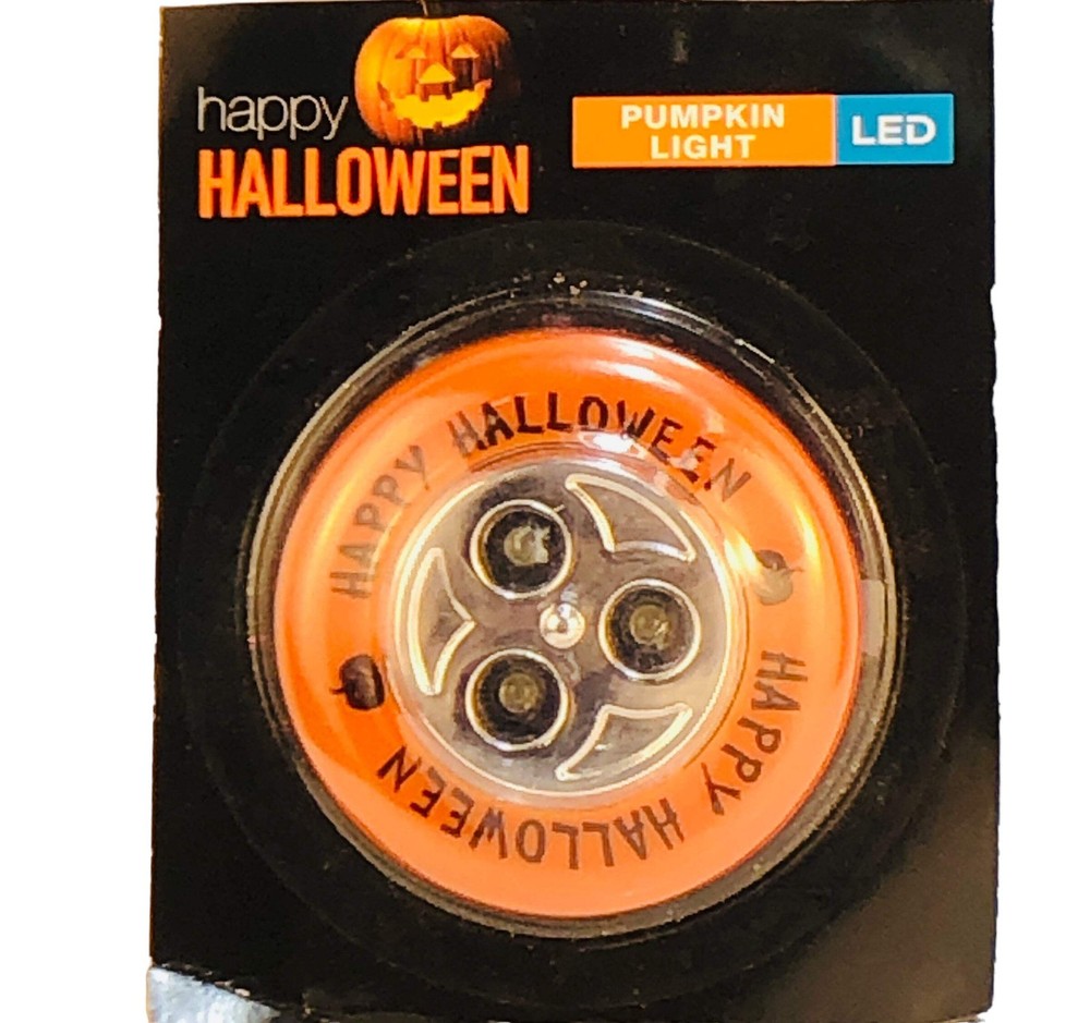 27170 - Orange Happy Halloween Pumpkin Light |Pod 2-14|