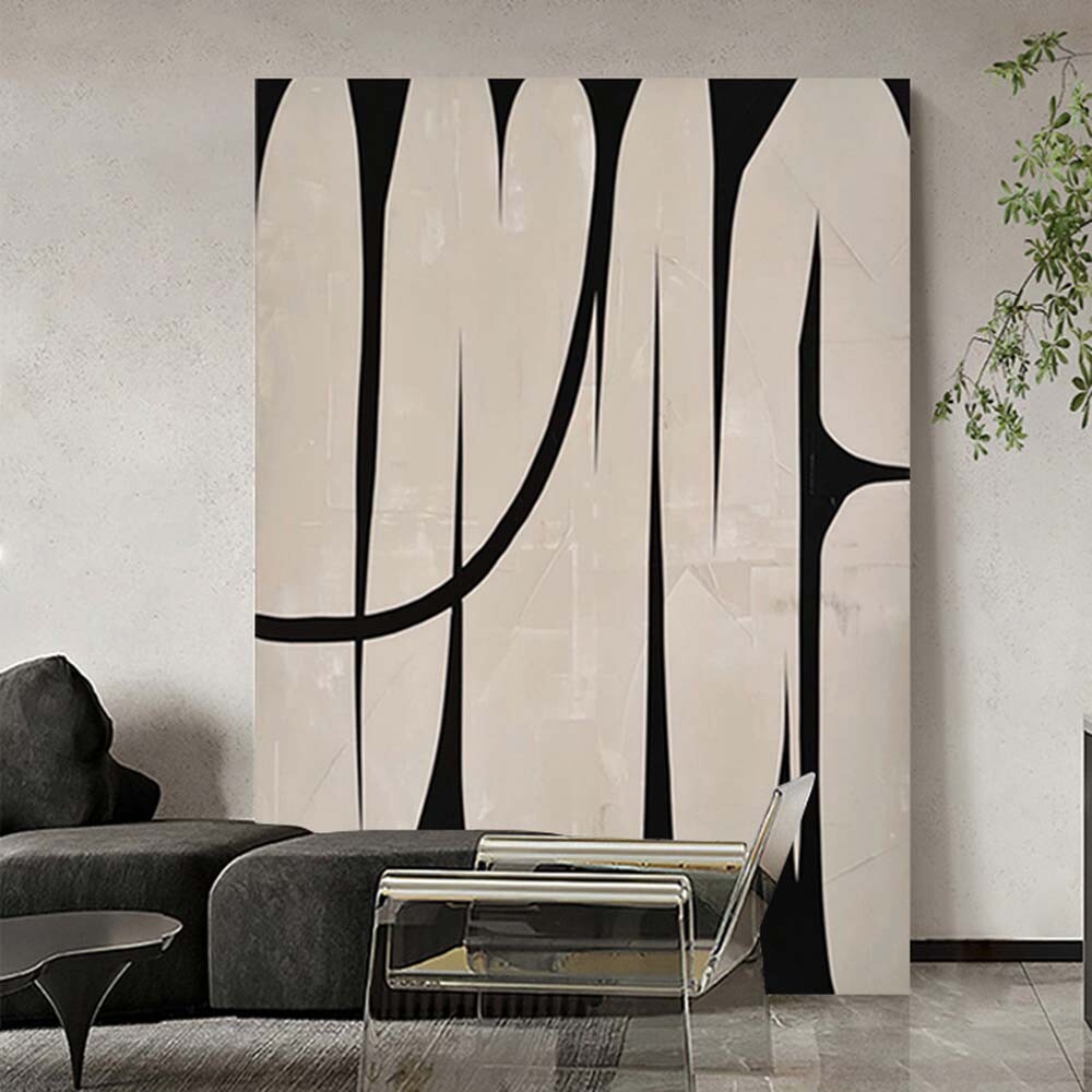 Beautiful Wall Art Abstract Handpainted Oil Painting On Canvas Large Restaurant