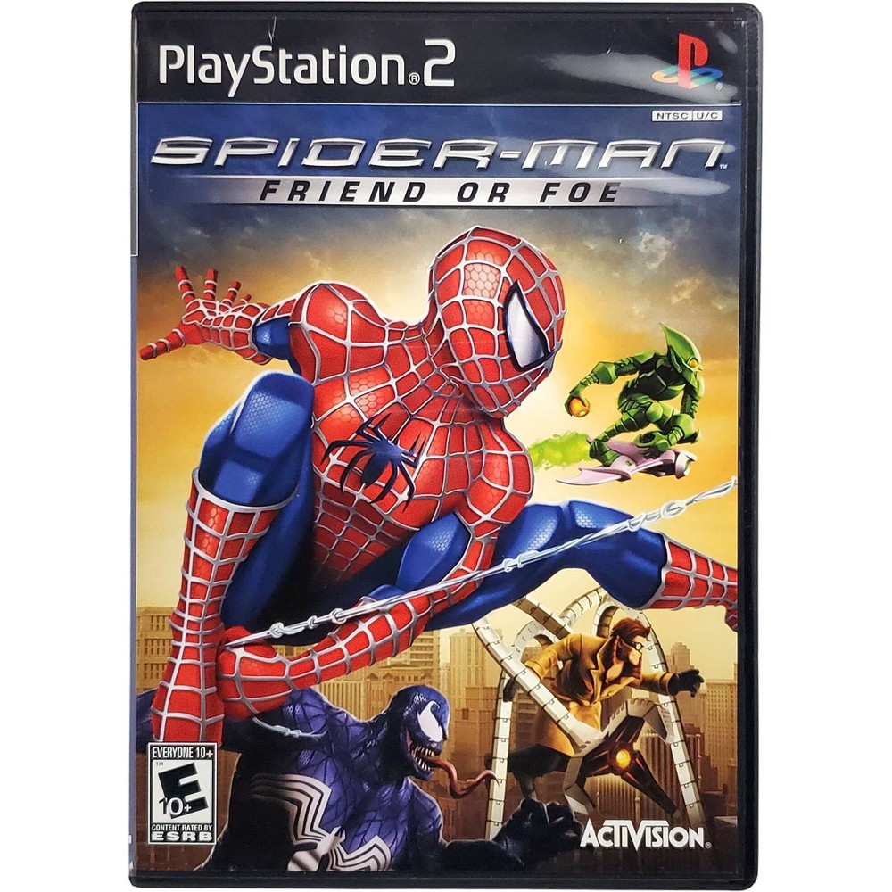 Spiderman Friend Or Foe - Sony Playstation 2 PS2 Tested Authentic 1Y Guarantee