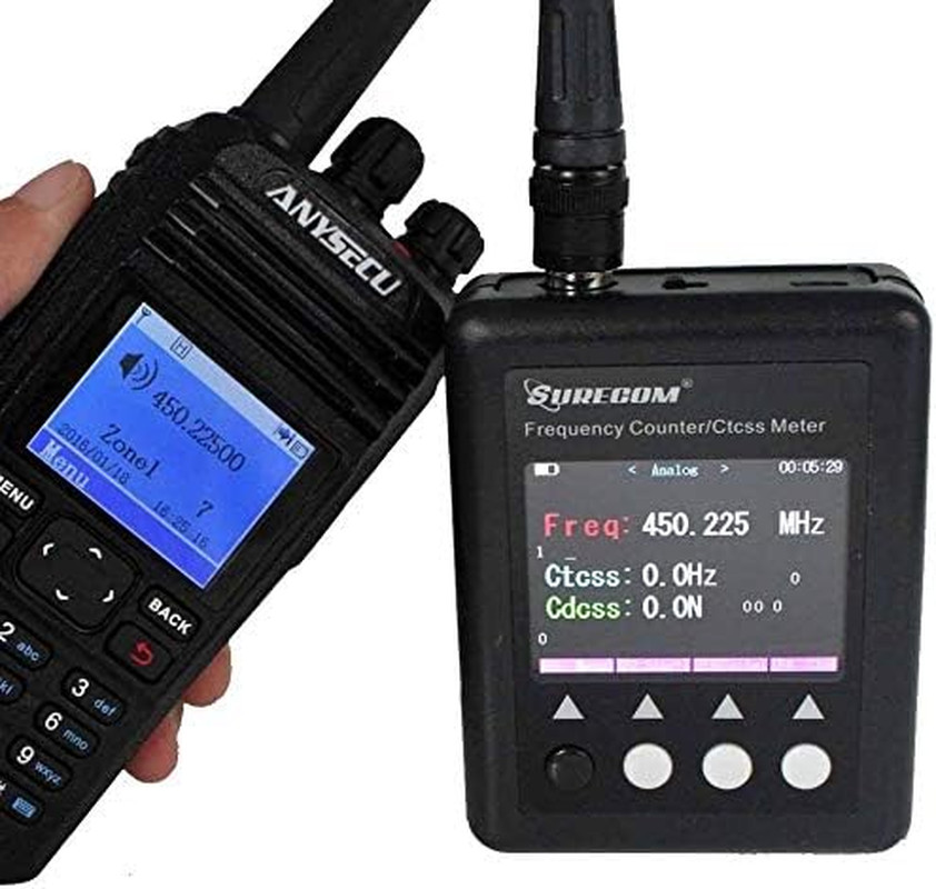 SF401 plus 27Mhz-3000Mhz Radio Portable Frequency Counter Meter with CTCCSS DCS