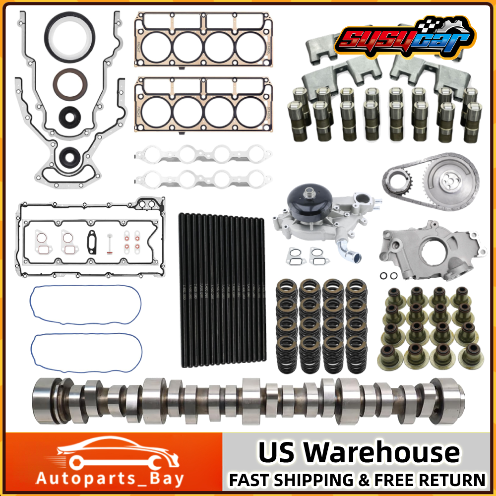 Sloppy Stage 2 Camshaft Kit with Springs and Seals for GM LS 4.8 5.3 6.0 6.2 LS1 Engines