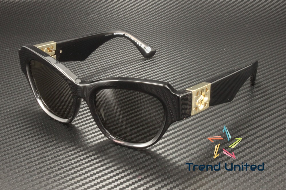 BURBERRY BE4423 411287 Dark Grey Dark Grey 52 mm Women's Sunglasses
