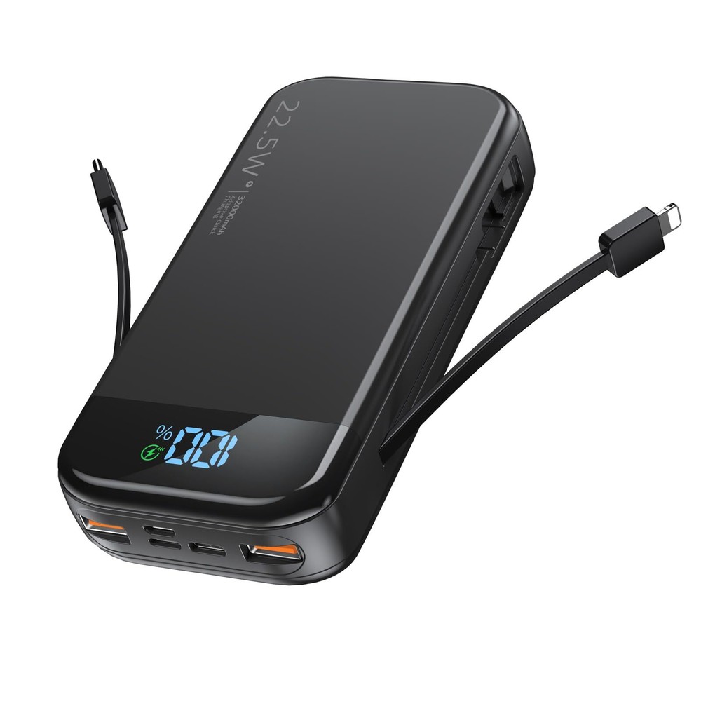 Portable Charger 32000mAh, 22.5W QC 3.0 PD 20W Smart LED Display Fast Chargin...