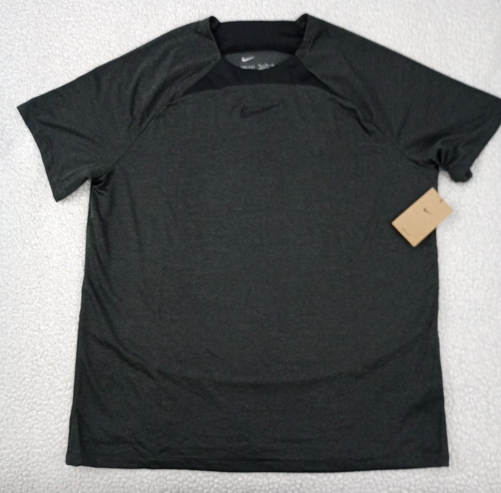 Nike Dri-FIT Academy Men's Short-Sleeve Soccer Black Top Size XL
