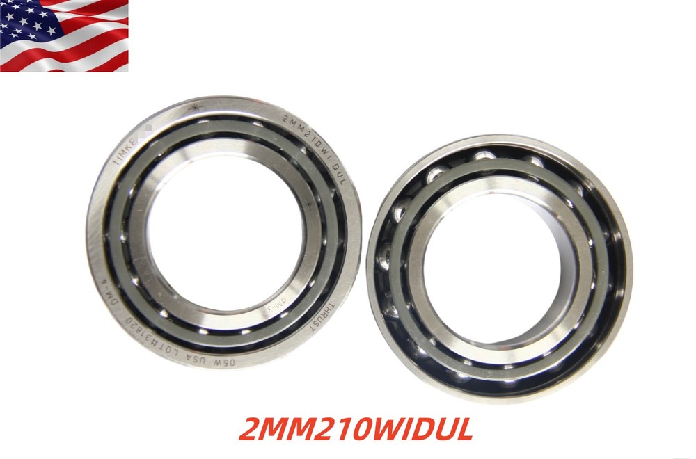 2x Steel Super Precision Bearing Set 2MM210WIDUL for Fafnir Timken 2MM210WI DUL