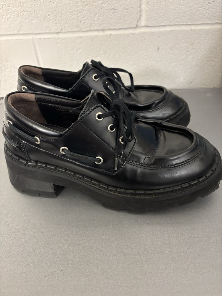 BY-Far platform loafer shoes