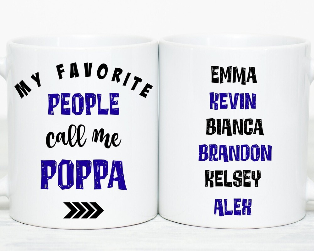 Poppa Gift Poppa Mug Personalized Poppa's Favorite Poppa Gift Personalized Funny